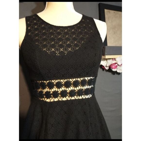 Free People sheer midriff & back dress small - Picture 5 of 6